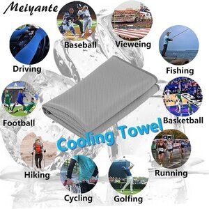 Cooling Towel for Neck and Face - 15.7" x 43.3" - Quick-Dry Microfiber